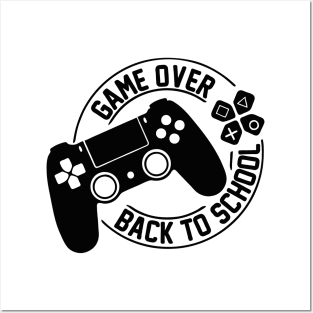 Back To School Game Over Posters and Art